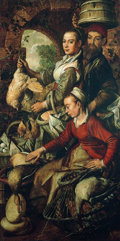 Escena de mercado de Joachim Beuckelaer